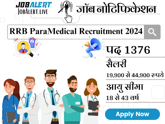 RRB ParaMedical Recruitment 2024